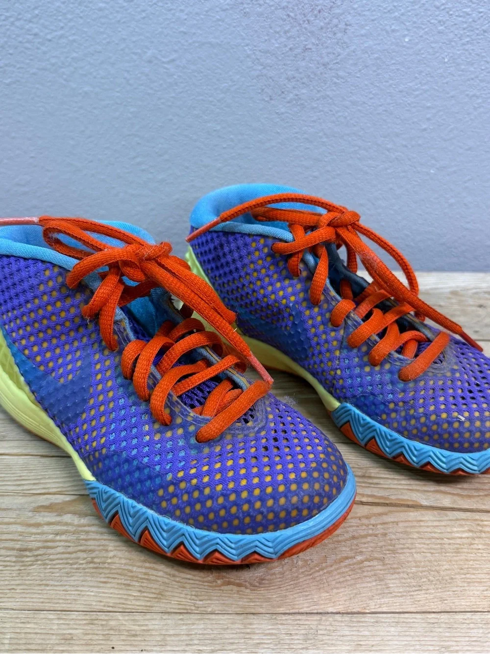Nike Kids Purple & Orange Sneakers